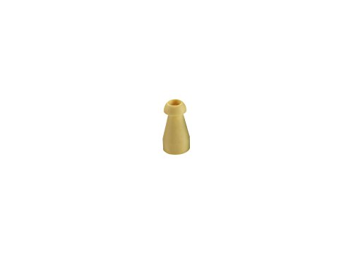 Sanibel 53501 AZE Mushroom Plug, 7 mm, Pack of 100, Yellow