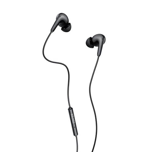 Image of Edifier P230 USB-C Wired Earphones, Hi-Res Audio, 12.4mm Dynamic Driver, IP54 Water Resistant, Black