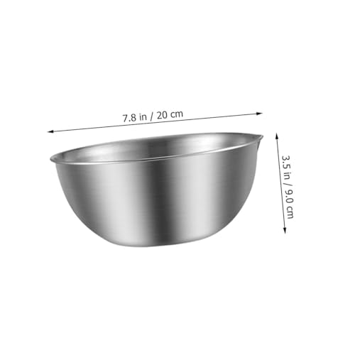 Tazón de acero inoxidable Garneck 20 cm para mezclar miniatura 2