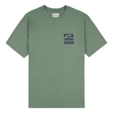  Penfield Maglietta Mountain Filled Back Graphic