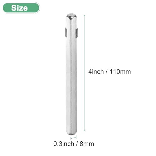 -Pack Door Knob Spindle, 5 x 0.3 Inch/ Iron Square Spindle 120 x 8 mm 1 - Bild 18 von 63