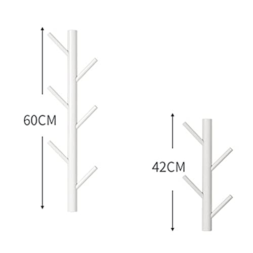 Porte-Manteau Mural pour décoration d'intérieur, Porte-Serviettes Moderne avec Crochets, Cintre Suspendu en Bois Massif, pour Placard d'entrée de Cuisine de Salle de Bain