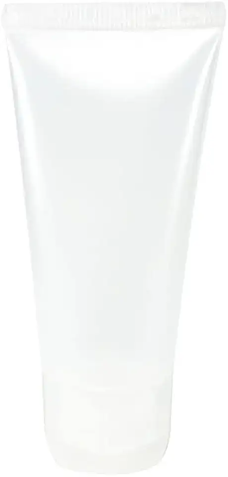 Bisnaga Plástica Vazia Transparente 60ml C/Tampa Flip Top (20 Peças) Cor:Transparente