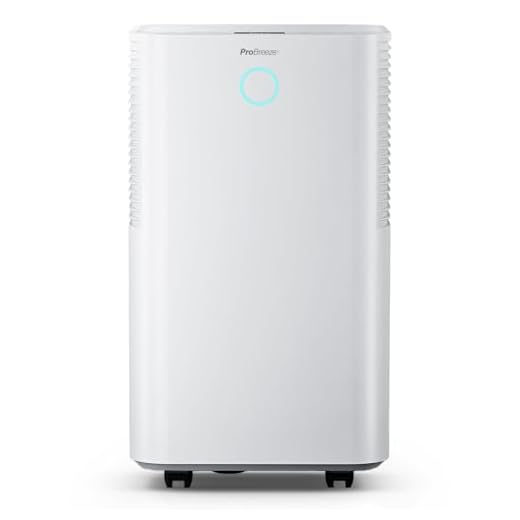 Pro Breeze Luftentfeuchter 12L in 24h Entfeuchtungsleistung - Luftentfeuchter elektrisch mit Feuchtigkeitssensor, Ablaufschlauch, Digitalanzeige, Schlafmodus, Timer - Gegen Feuchtigkeit, Schimmel