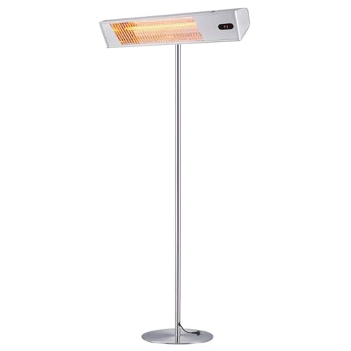 Sined Caldo Ira Inox Palo Chauffage Infrarouge Dexterieur Avec Kit Complet De Poteaux 2000w Gris Radiateur Electrique Dexterieur a Ondes Courtes Ira Et...