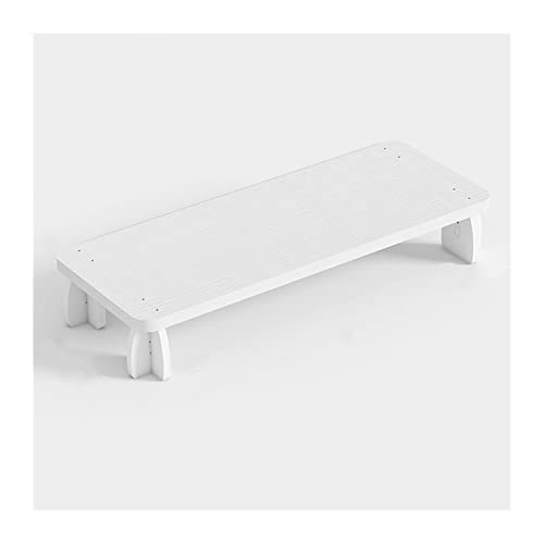 Soporte para CPU, soporte para torre PC de madera, elevador de monitor, estante multifuncional de madera para escritorio, oficina en casa miniatura 1