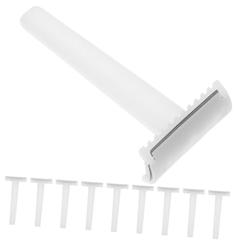 HOOTNEE 10 piezas Unidades Depiladoras Manuales Desechables para Hombre y Mujer Afiladas Cuchillas Dobles para Recorte Corporal Portátil Uso Cómodo y Práctico para Depilación Rápida