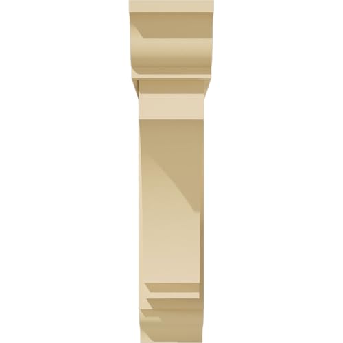 3"W x 12"D x 14"H Standard Imperial Signature Urethane Bracket with Traditional Ends, Primed Tan by Ekena Millwork - Image 3