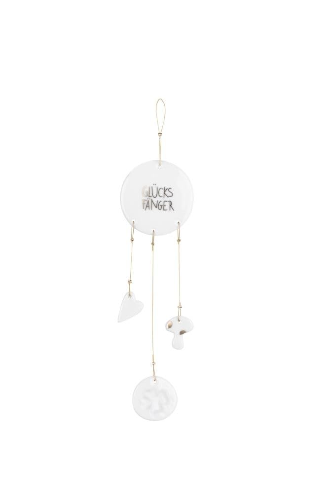 Räder Kleines Mobile Glücksfänger Weiß-Gold