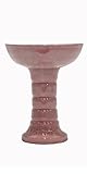 Phunnel Hookah Bowl, Funnel Hookah Bowl, Glazed Clay, 4 inch, Inhale Hookah Accessories (Pink)
