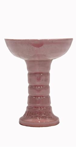 Phunnel Hookah Bowl, Funnel Hookah Bowl, Glazed Clay, 4 inch, Inhale Hookah Accessories (Pink)