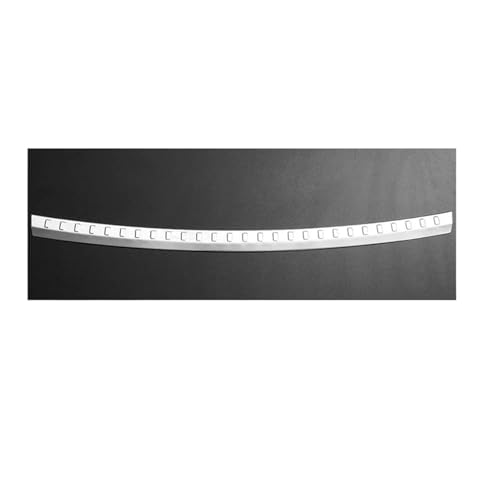 Bord de coffre protégé pour les voyages en A6 Avant 2005-2008 avec ce seuil en inox chromé