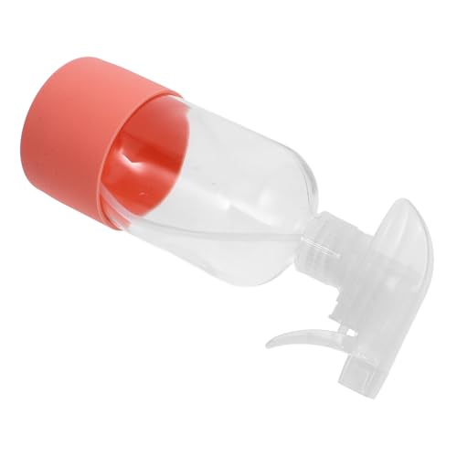 WRITWAA botella de spray para el hogar botella de vidrio Dispensador botella de spray de salón neblina pequeño botella de spray transparente botellas de limpieza vacías gel de sílice rosa