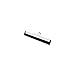 Sanitary Standard Floor Squeegee, 18 Inch Blade, White Plastic/Black Rubber
