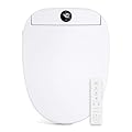 Aquonderful Bidet Toilet Seat, Smart Unlimited Warm Water, Electronic Heated Toilet Seat with Remote Control, Turbo Wash, Dryer, Rear and Front Wash, Slow Closes, Night Light, White, 225 (Elongated)