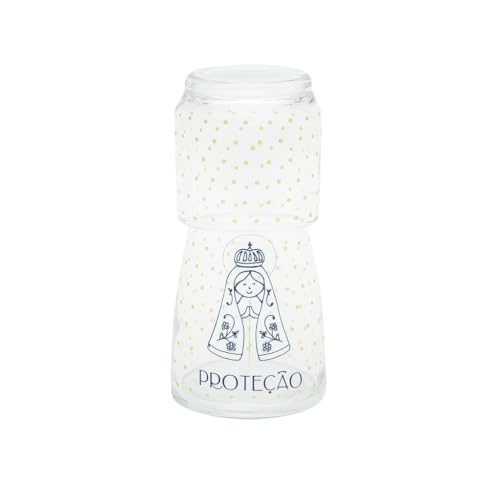 Amazon.com.br: Moringa Proteção Vidro 500ml com Copo Decorada