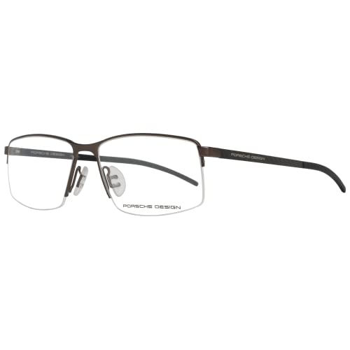 ポルシェデザイン メガネフレーム 伊達メガネ PORSCHE DESIGN P8347 D 56サイズ スクエア ユニセックス メンズ レディース 国内正規品 イタリア製