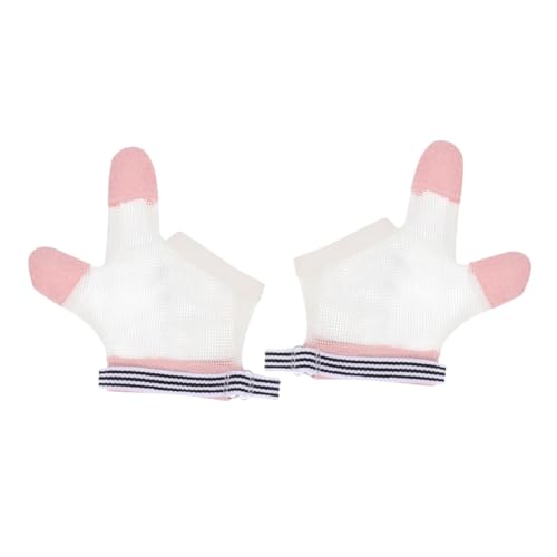 1Pair Stop Thumb Gloves for Finger Protectors Comfortable Safe for Flexible Prevent Finger for Newborns