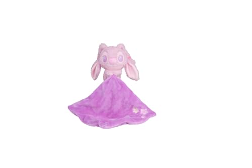 Simba Disney Baby Angel Dou Dou con Peluche, Mantita Suave para Bebé Lilo & Stitch, Muñeco Reconfortante para Dormir y Abrazar, 0 Meses+ (6315870736)
