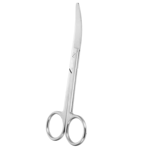 Healeved Edelstahl Ostomie-Schere 5.51 Zoll Mit Stumpfer Abgerundeter Spitze Für Sicheres Schneiden Von Ostomiebedarf Und -Taschenschere Für -Grundplatten
