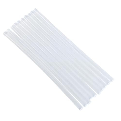 JNNJ 10 Piezas Barras De Pegamento Caliente, Barras De Pegamento Caliente Reparación De Abolladuras Sin Pintura, Pegamento Termofusible 270 X11mm para La Reparación Abolladuras(Blanco)