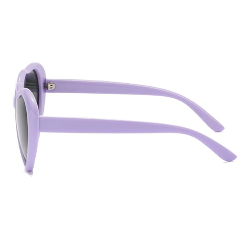 Wzwlkj Heart Sunglasses For Girls Polarized Uv 400 Protection Love Heart Sunglasses Vintage For Outdoor Beach Age 3-10 Years thumb #2