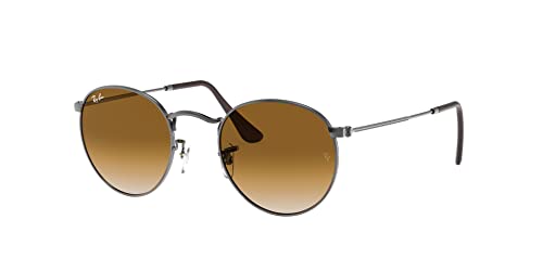 Ray-Ban RB3447NL ROUND FLAT Óculos de Sol Unissex Metálico