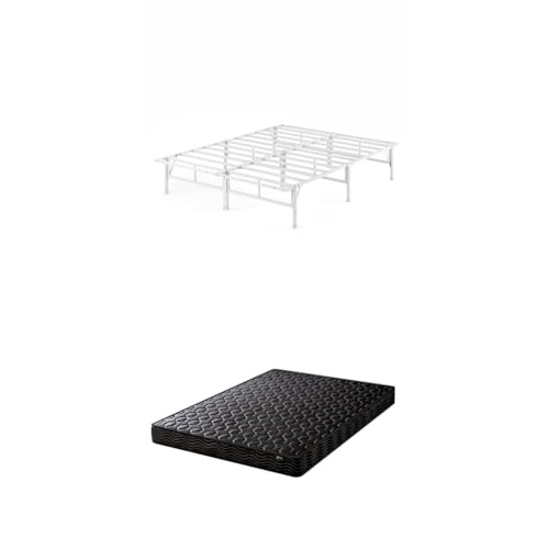 ZINUS�y�Z�b�g�����zZinus (�W�k�X) ���^�� �x�b�h�t���[�� Easy to Assemble SmartBase �z���C�g�H��s�v + 15cm �x�[�V�b�N �|�P�b�g�R�C���}�b�g���X �u���b�N �_�u��/�h��/�p�C�v/���[�X�y�[�X/�H��t��/�g��