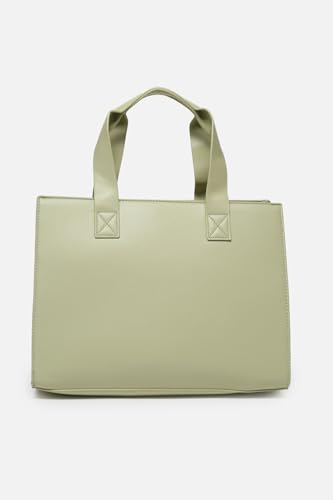 Image of Allen Solly Women's Large Tote Shoulder Bag | PU Leather | Soft Touch | Detachable Sling | College & Daily Carry