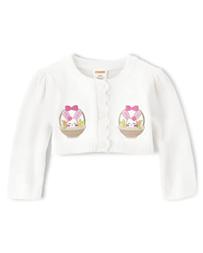 Gymboree,Baby-Girls,Embroidered Long Sleeve Cardigan,0-3,Easter #TOP24