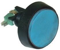 5 AMP Illuminated Round Display Switch - Blue