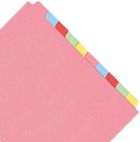Q-Connect KF26082 A4 Subject Divider Multi Punched