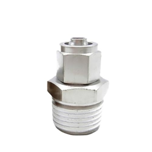 Conector BKC0806-02 recto con contratuerca para manguera neumatica industrial 2