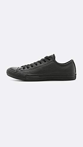 Converse Unisex Chuck Taylor Leather Black Leather Sneaker - 4 Men - 6 Women | Image 2