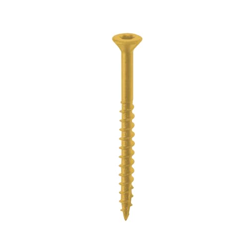 Nuvo Iron #8 Screw, 3", Torx Head, Tan, 250 Count