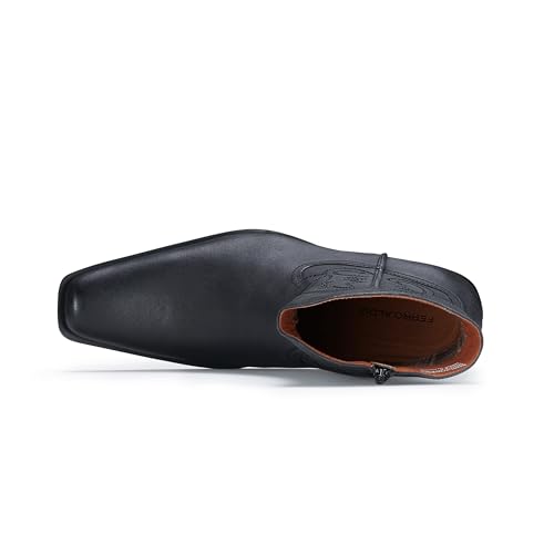Image of Ferro Aldo Men's Western Boot Collection | Casual & Dress Ankle Boots in Cowboy, Chelsea, & Biker Styles for Men