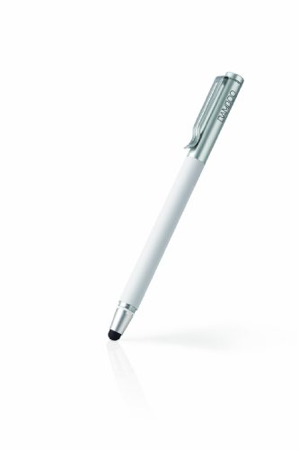 Wacom Bamboo Solo Stylus for Kindle, Apple iPad, iPhone, iPod touch, Android and Other Capacitive Touch Surfaces (CS140W),White