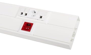 Goulotte appareillable 150x50mm, 2m, Blanc, Lot de 2