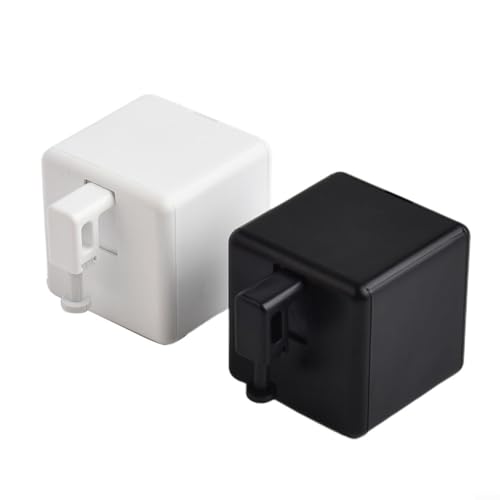 Sandyseptember Poussoir automatique de boutons intelligents, appareil de télécommande avec module de contrôle sans fil pour la maison, le bureau, l'appartement (3 blancs + HUB)