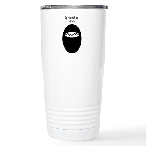 CafePress Spreadsheet Stainless Steel Travel Mug 20 oz. Insulated Stainless Steel Coffee Tumbler