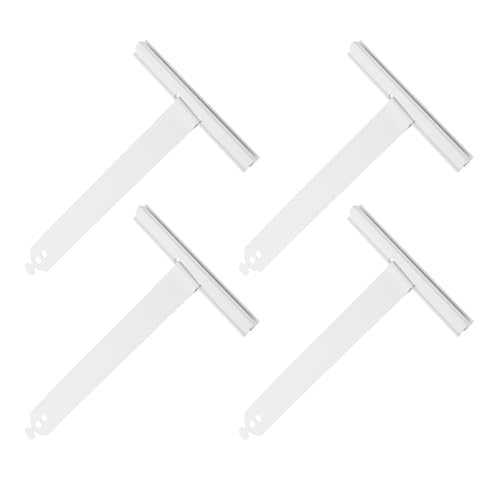 KOMBIUDA Accesorios de Resorte para Persianas Enrollables 10 Piezas, Placas de Suspensión de Color Claro sin Abertura, Resortes de Conexión para Reparación de Persianas y Puertas de