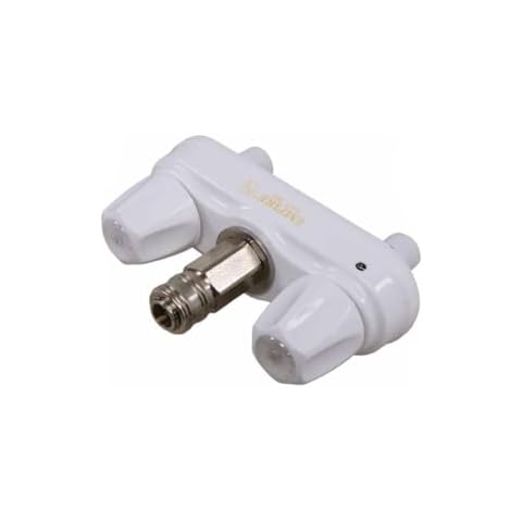 Empire Faucets RV Outside Shower Valve Kit - 4 Inch Quick Connect Valve and RV Outdoor Shower Faucet in White Cover