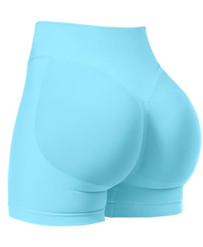 Image of VOYJOY Women Workout Impact Shorts 2.5 inch / 3.6 inch / 4.5 inch / 6 inch Scrunch Butt Booty | Tummy Control, High Waisted, Bike Short, Gentle Compression, for Women