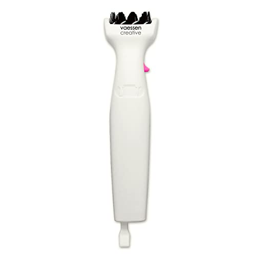 Vaessen Creative Herramienta de Troquelado, 3-en-1 Set con Cepillo, Espátula y Aguja, Remueve Fácilmente Pedazos de Papel en Plantillsa de Corte Intricadas