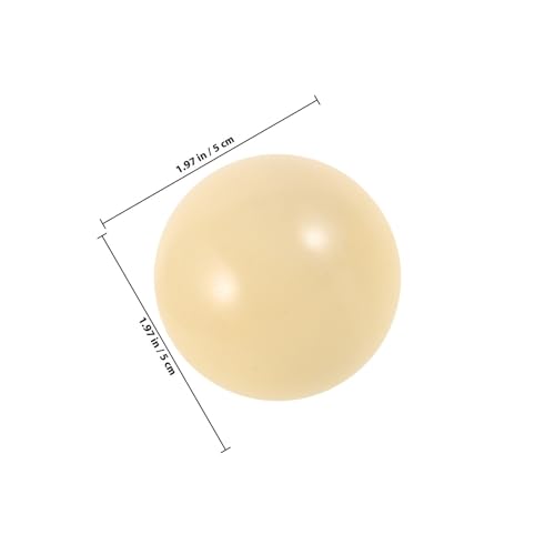 Boules blanches de billard 5 cm pour progresser et débuter sans casser