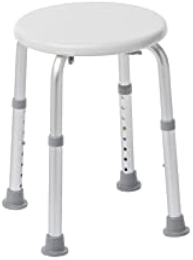 Drive Medical RTL12004KD Handicap Bathroom Stool, White