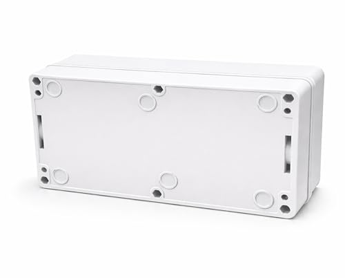 Image of MX IP66 Waterproof Outdoor Universal Socket Box 13A 250V with Spring Lid Cover, Weatherproof Dustproof ABS Electrical Wall Outlet for Garden, Balcony, Terrace & Outdoor Use