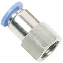 PCF 12-04 Pneumatic Female Straight CONNECTOR 12mm Tube OD X 1/2