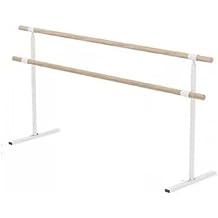 Double Ballet Barre, Mobile Dancing Stretching Bar, Portable Freestanding Ballet Equipment for Adult & Kids Active Workouts, 120cm