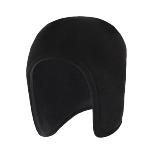 Colaxi Warm Cap Night Sleeping Cap Ear Protection Casual Lightweight Winter Beanie for Running Outdoor Skiing Sport Riding, Black